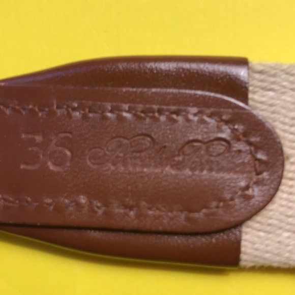 Brooks Brothers men’s belt size 36 Preowned green and burgundy stripe - Picture 4 of 8